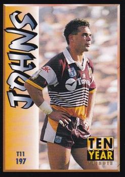 1994 Dynamic Rugby League Series 2 #197 Chris Johns Front